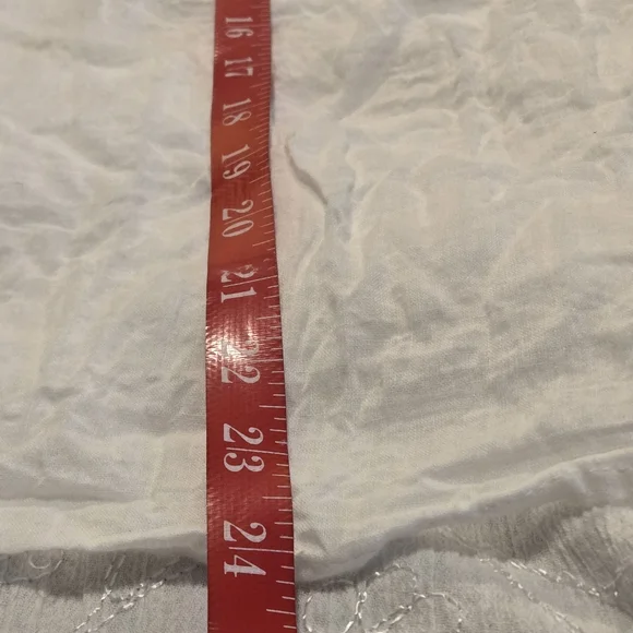 Sand N Sun Women’s Small White Tiered Midi Skirt Lightweight Cotton Boho Style - Picture 14 of 15